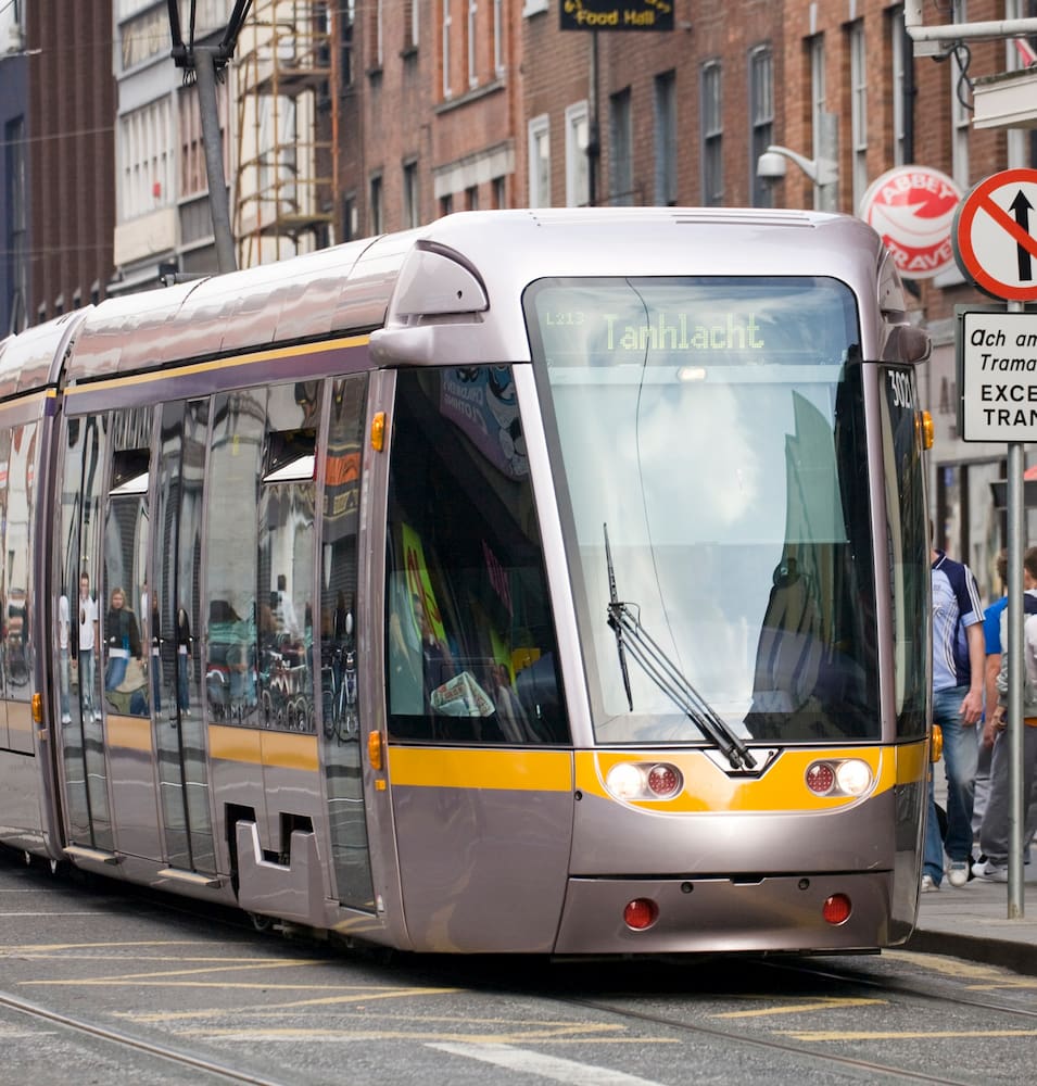 dublin tram dublin tram