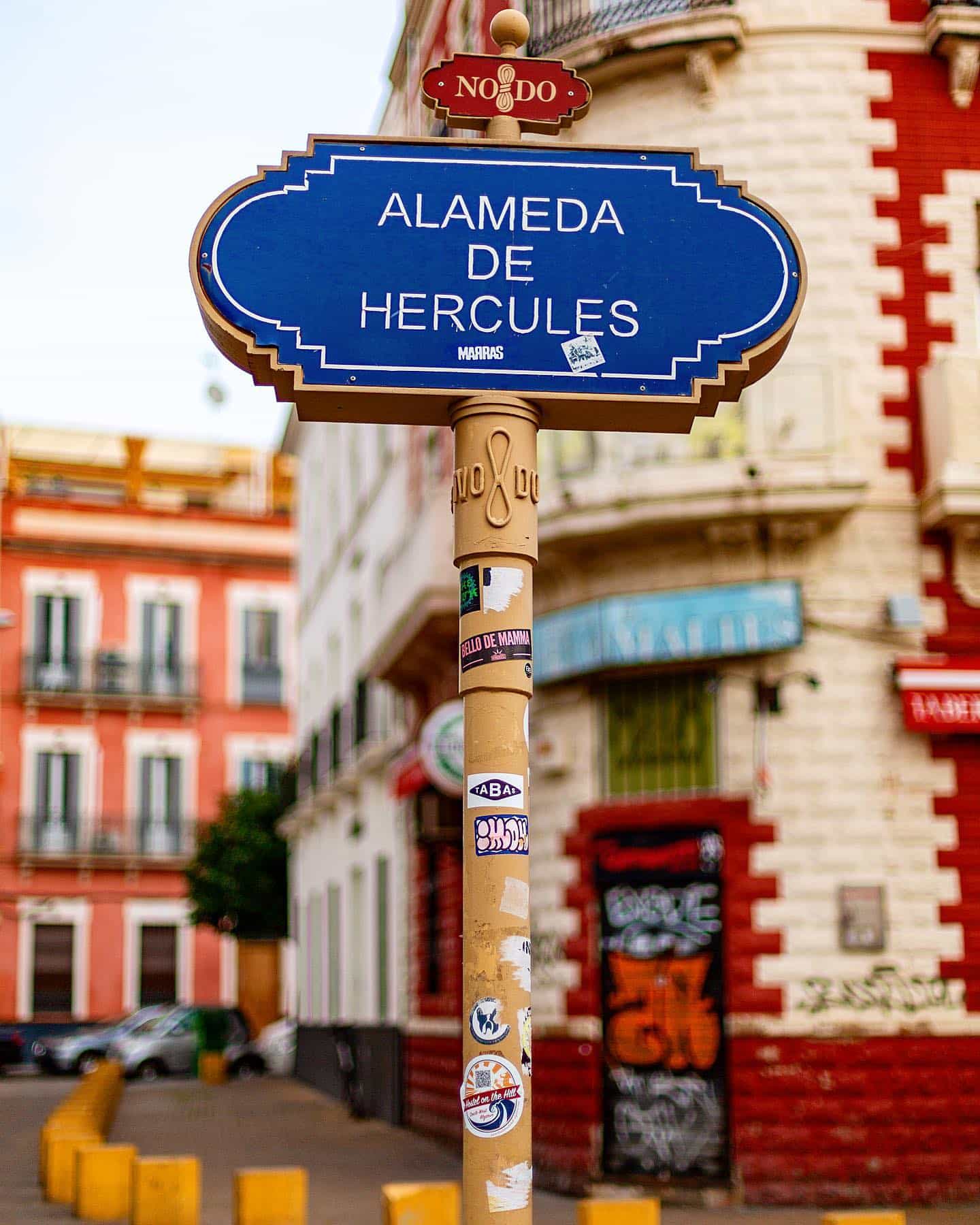 Alameda de Hércules, Siviglia, Spagna Alameda de Hércules, Siviglia, Spagna