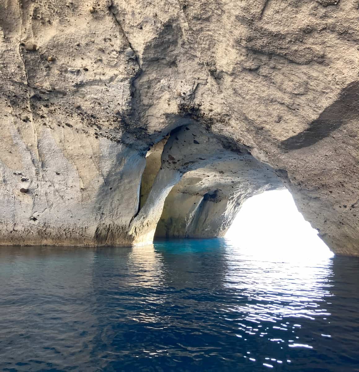 Greece, Vathy sea caves Greece, Vathy sea caves