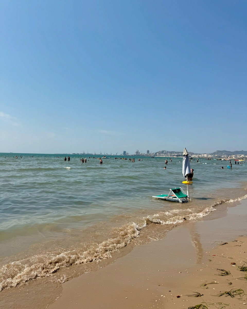 Beach Durrës Albania Beach Durrës Albania