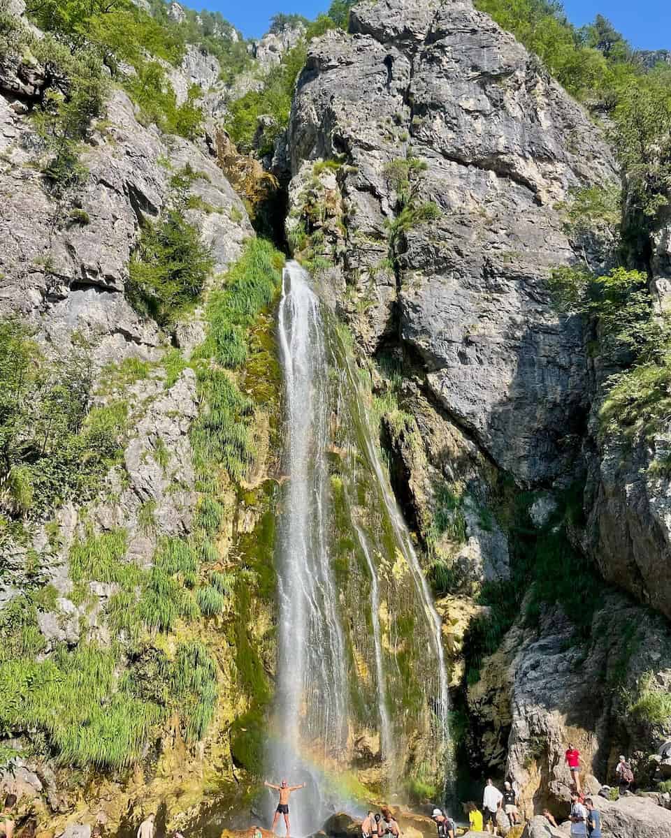 Grunas Waterfall Theth Albania Grunas Waterfall Theth Albania