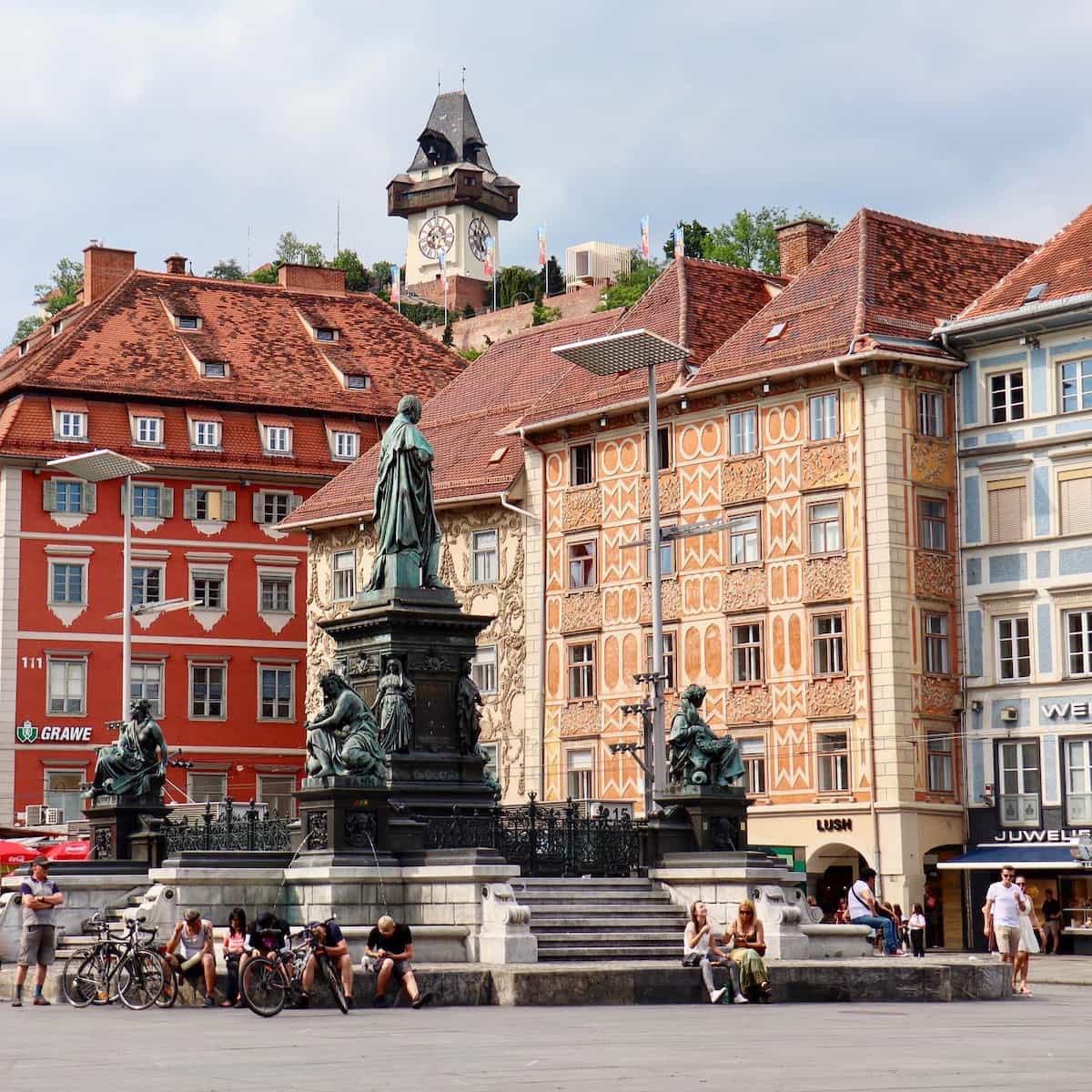Hauptplatz Graz Austria Hauptplatz Graz Austria