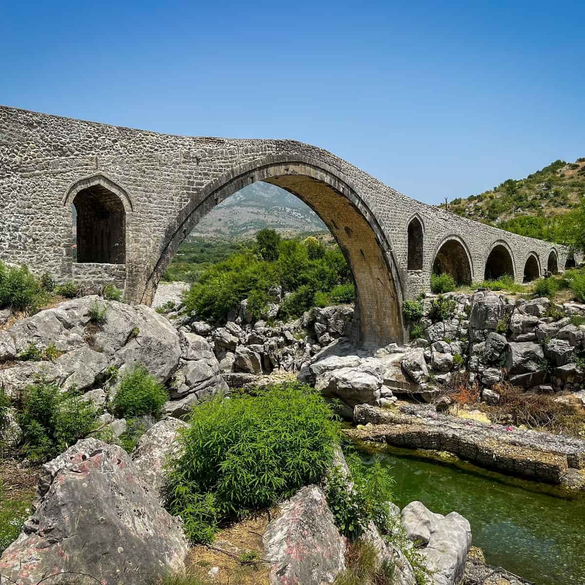 Mes Bridge Shkodra Albania Mes Bridge Shkodra Albania