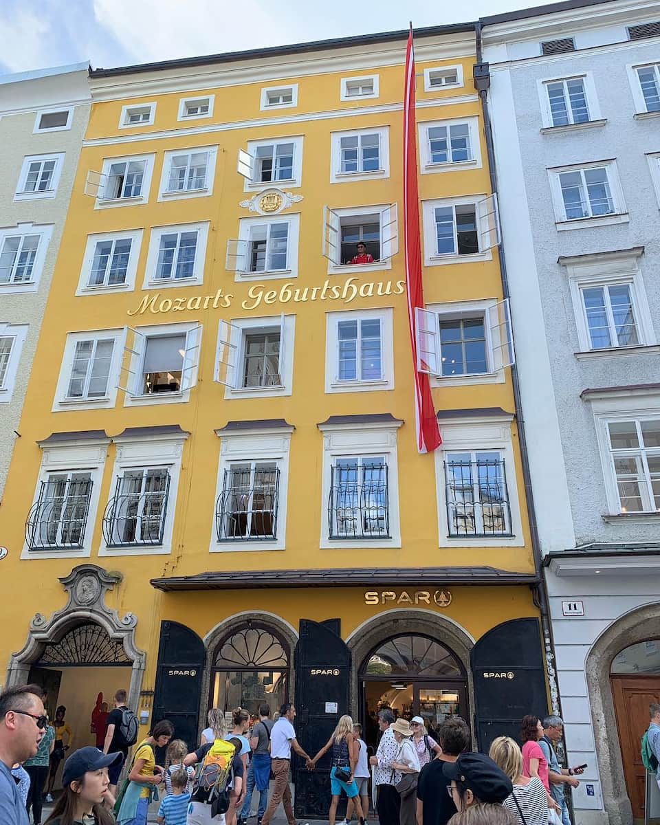 Mozart’s Birthplace Salzburg Austria Mozart’s Birthplace Salzburg Austria