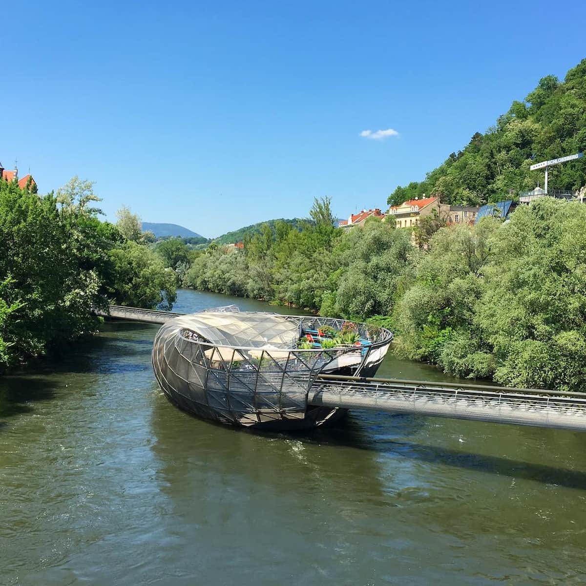 Murinsel Graz Austria Murinsel Graz Austria