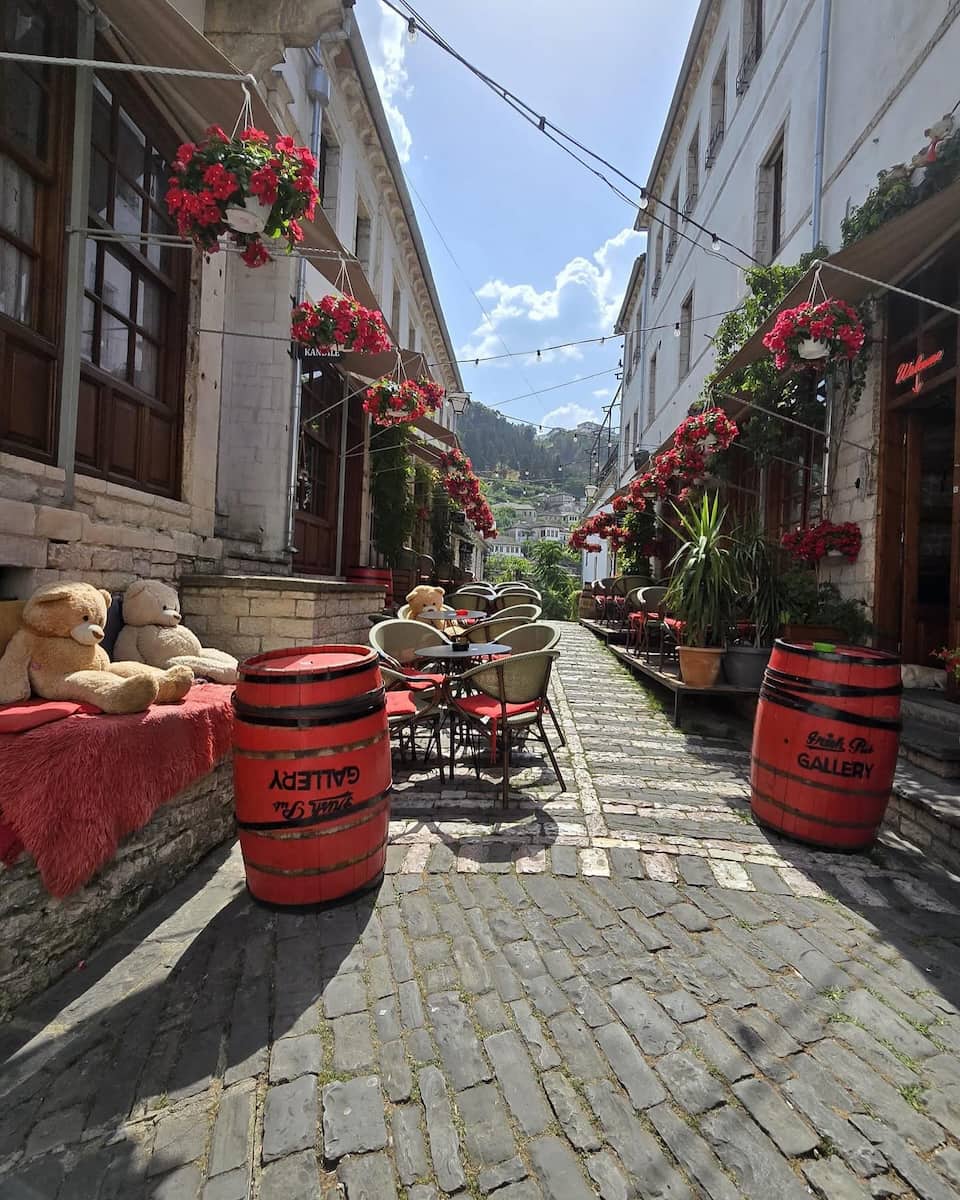 Old Bazaar Gjirokaster Albania Old Bazaar Gjirokaster Albania