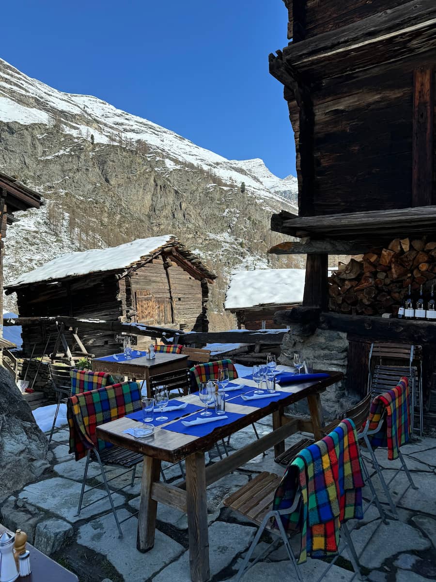 Zermatt, Restaurant Zum See Zermatt, Restaurant Zum See