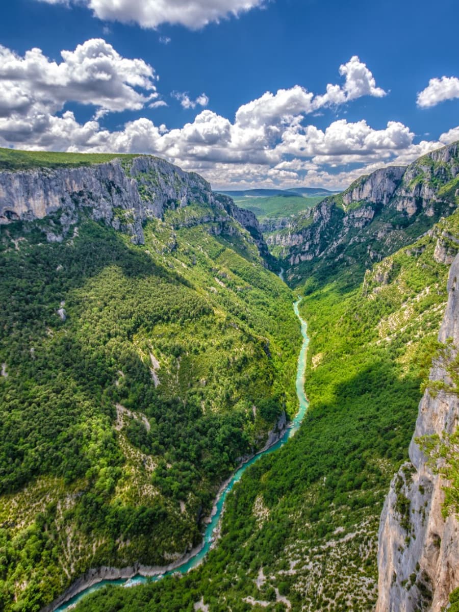 The Verdon Gorge, Provence, France The Verdon Gorge, Provence, France