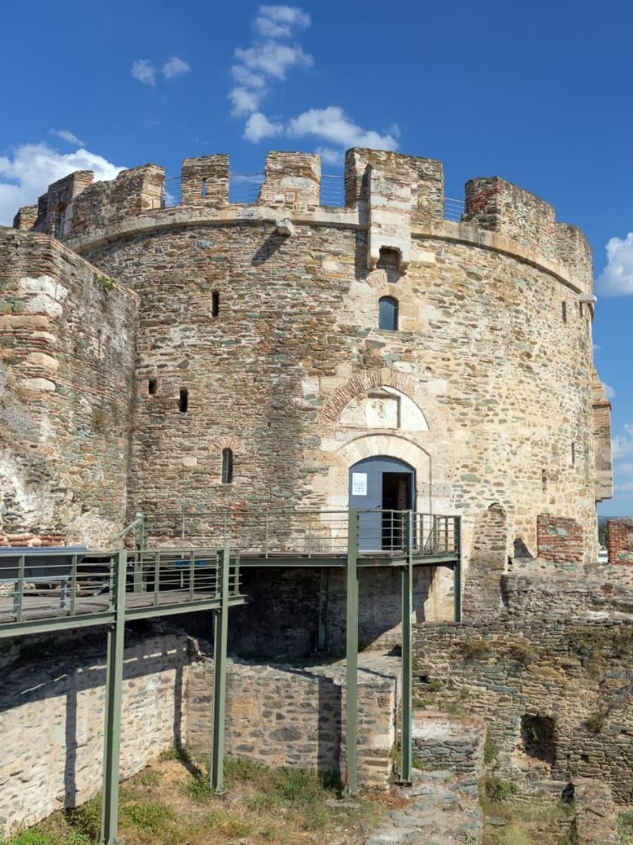 Towers of Trigonion, Thessaloniki, Greece Towers of Trigonion, Thessaloniki, Greece