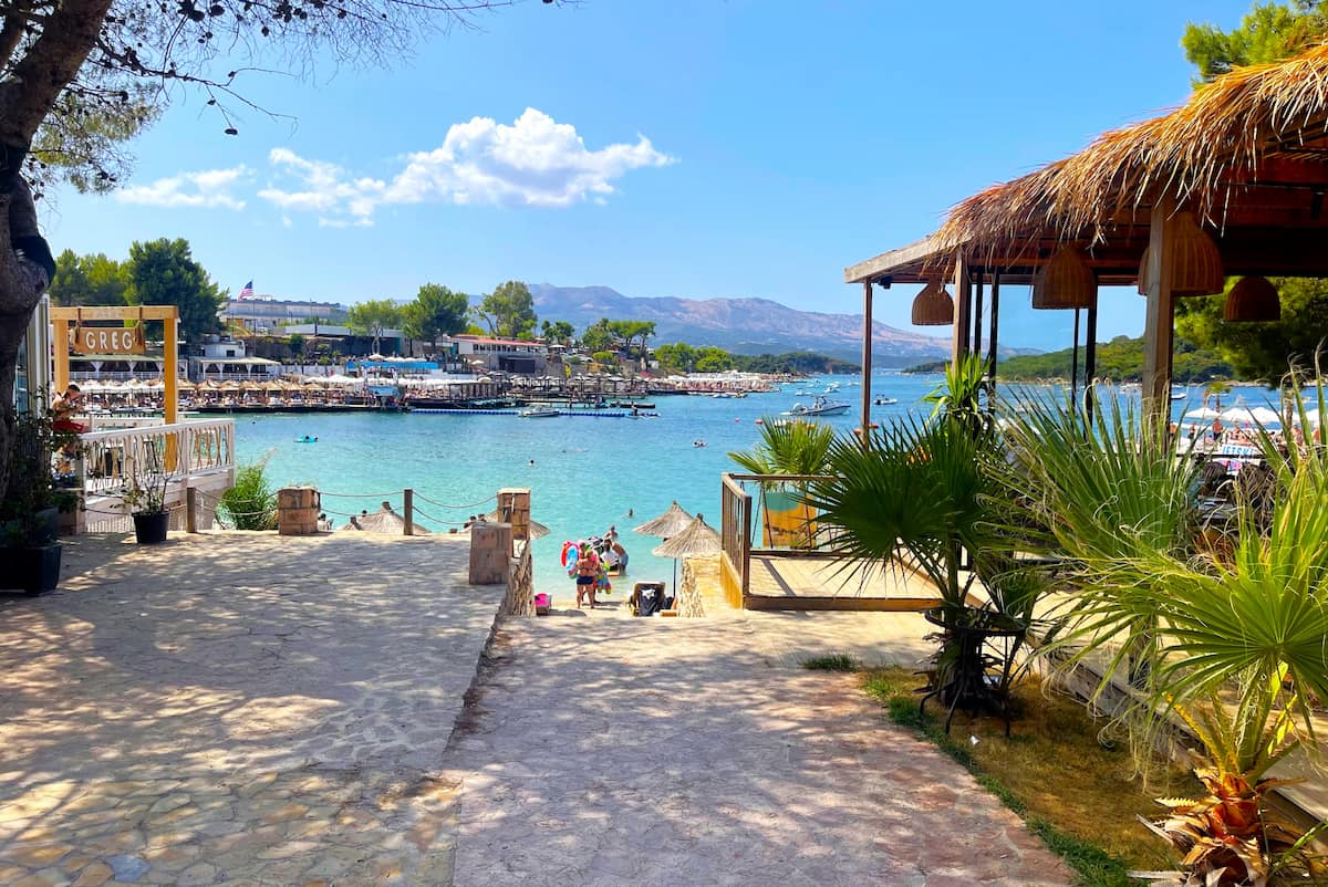 Spiaggia di Bora Bora, Albania Spiaggia di Bora Bora, Albania